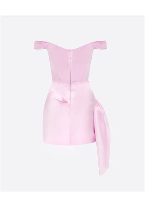 Mini abito drappeggiato rosa chiaro con spalle scoperte Alex Perry - donna ALEX PERRY | D1460ICPNK